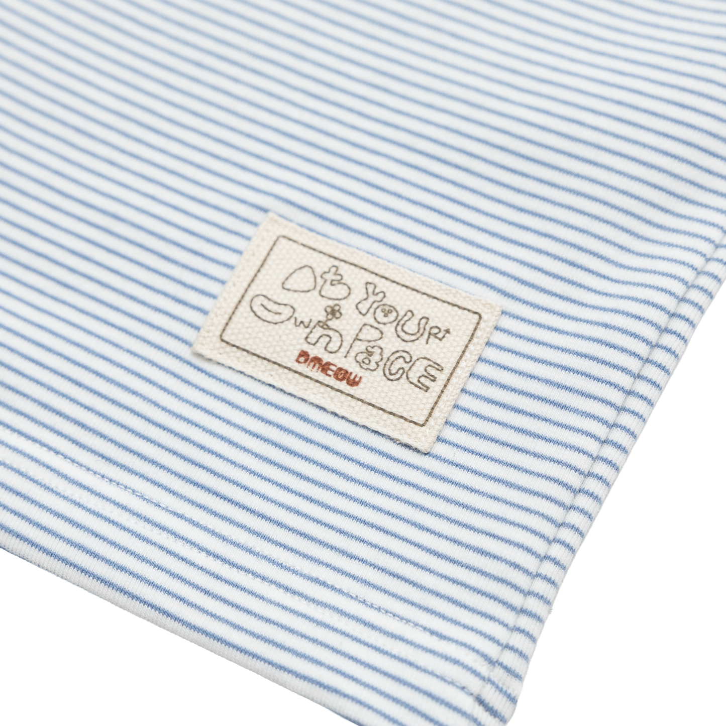 Striped Polo Tee • Blue