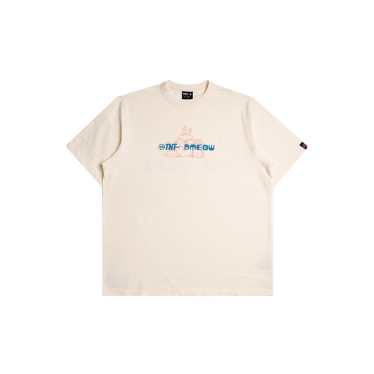THUGS LOGO TEE Beige