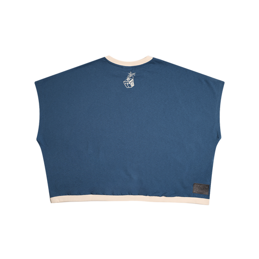 INFAMOUS BOXY TEE Blue