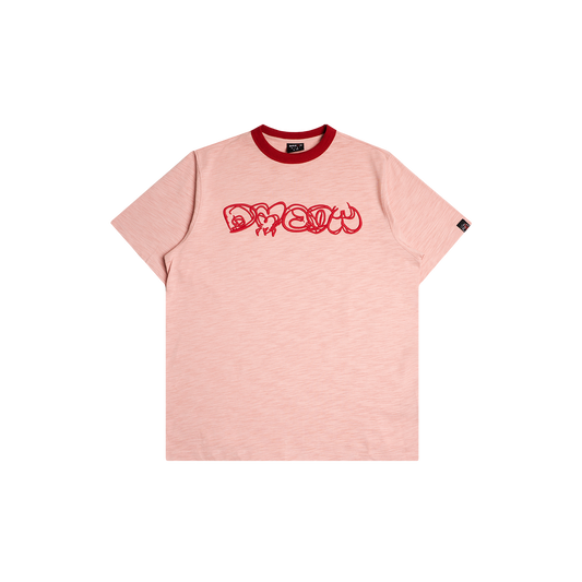 SCRIBBLE LOGO TEE Red