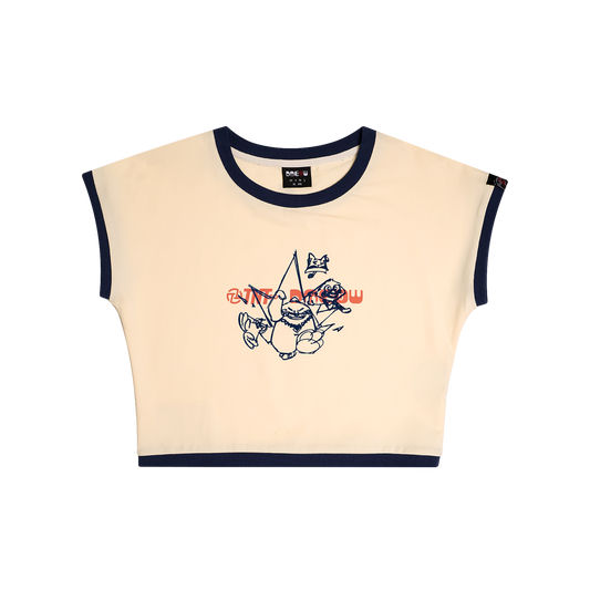 INFAMOUS BOXY TEE Beige