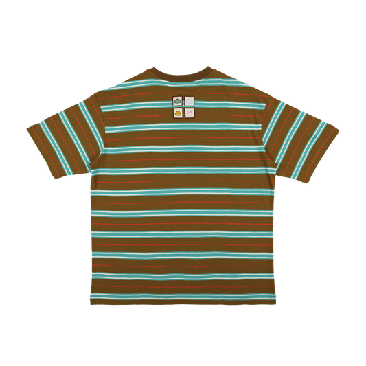 Basic Striped Tee • Pandan Peanut Butter