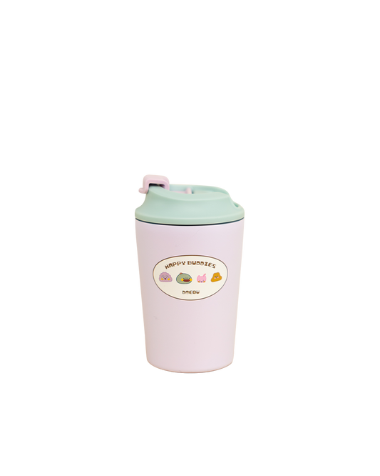 D•Mellow Sense Coffee Cup Regular in Wonderama Sage Lavender Lid - Purple 12oz/340ml