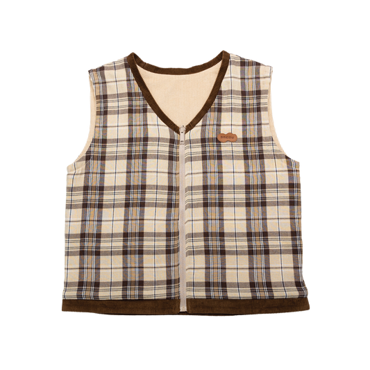Reversible Vest · Beige