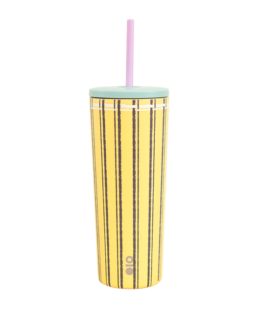 D • Zone Sense Straw Yellow in Wonderama Sage Lavender Lid - 22oz/ 650ml