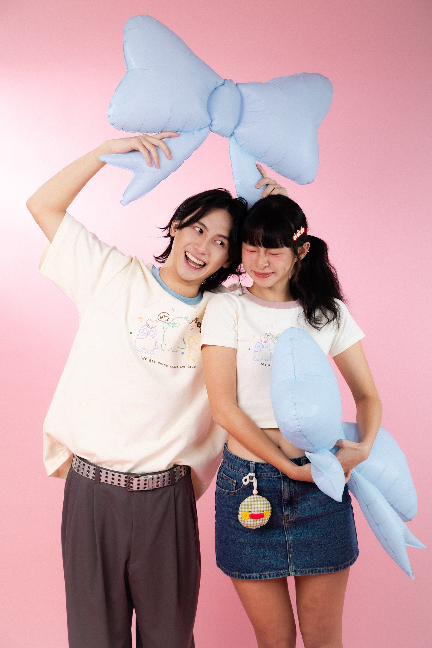 Bestie Doodle Tee π β’ Cream