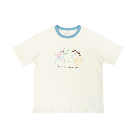 Bestie Doodle Tee π β’ Cream