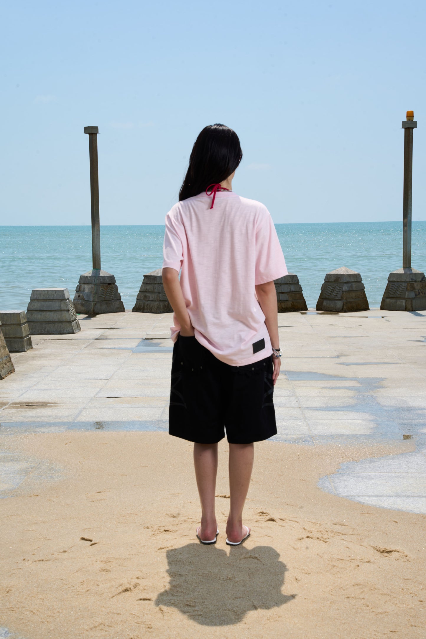 INFAMOUS LOGO TEE Pink