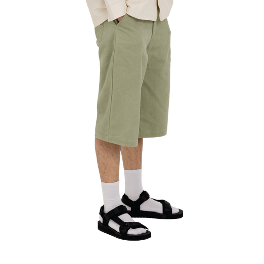 Capri Wide Pants • Green