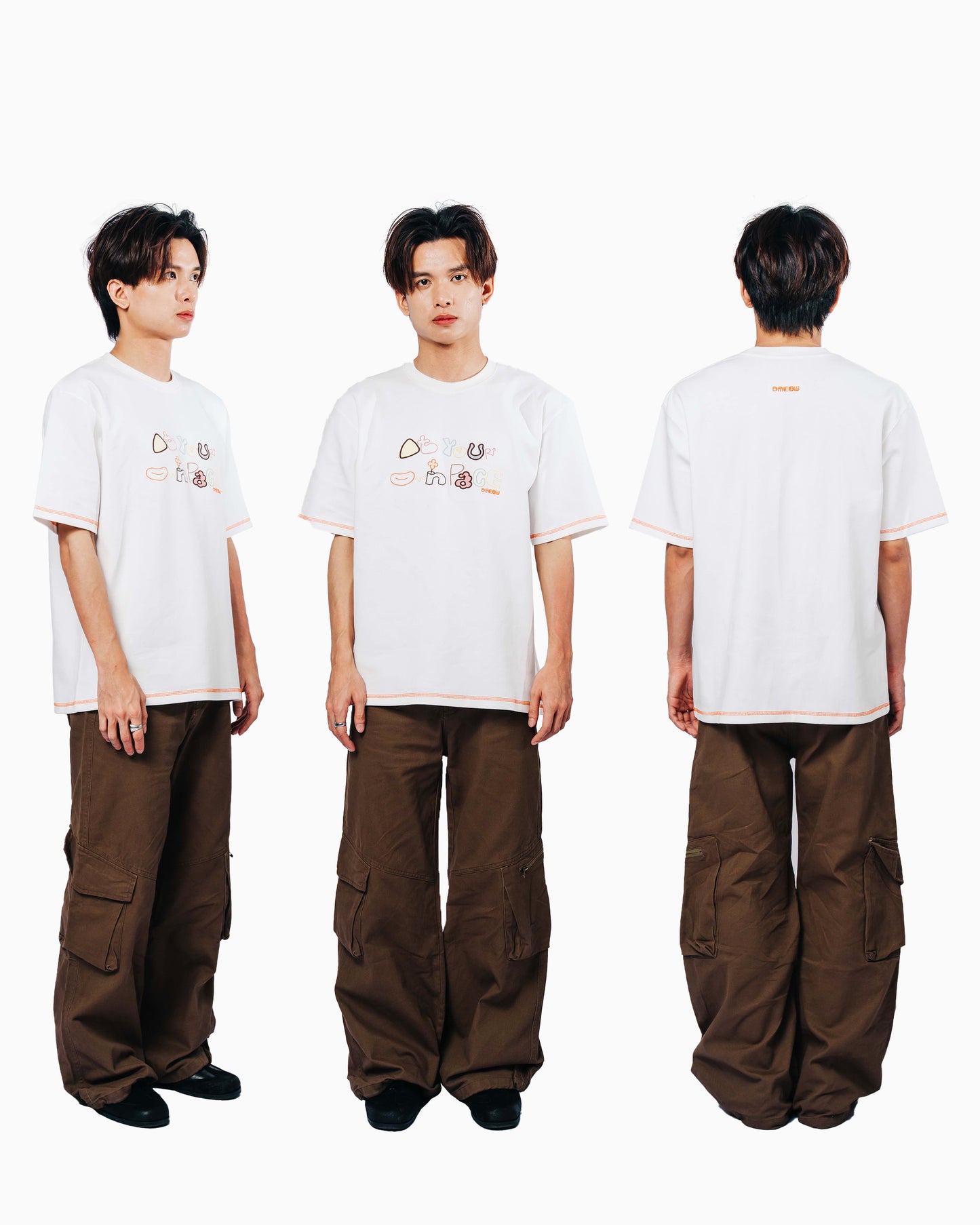 At Your Own Pace Tee • White