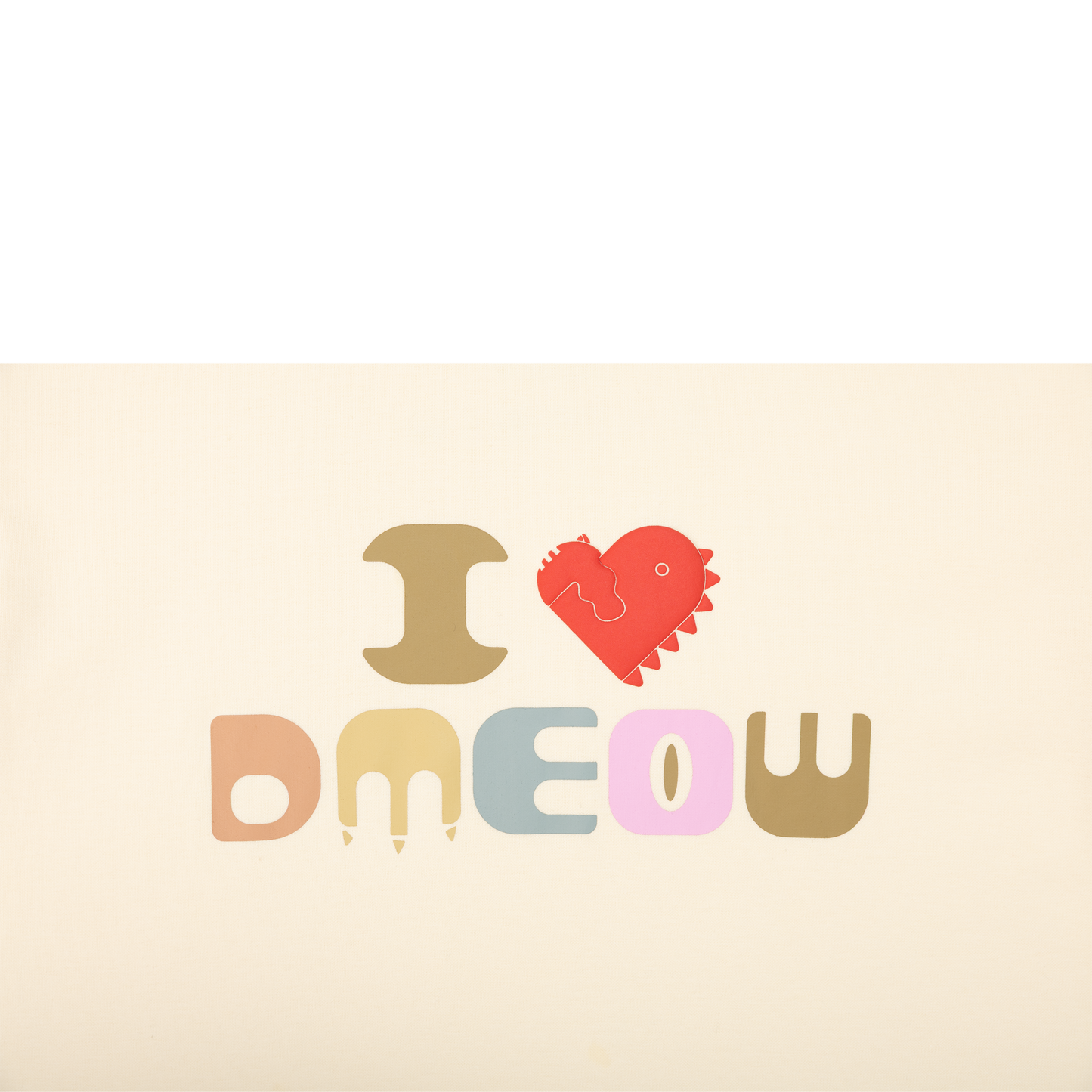 I LOVE DMEOW TEE • CREAM
