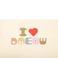 I LOVE DMEOW TEE • CREAM
