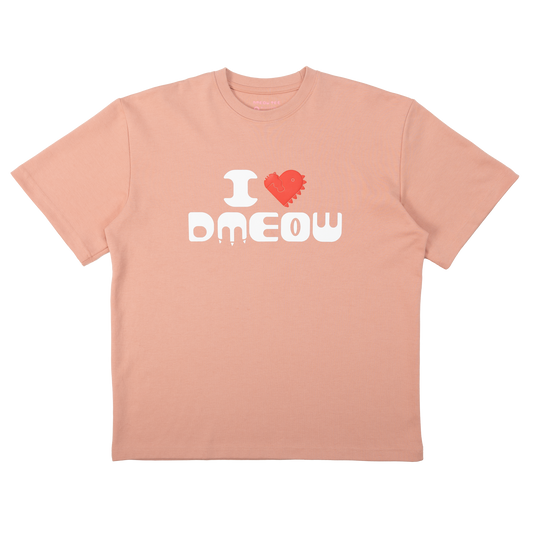 I LOVE DMEOW TEE • PINK