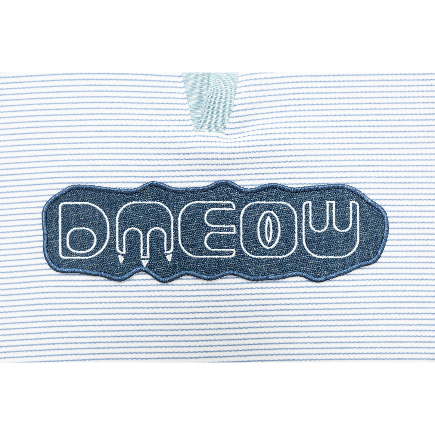 Striped Polo Tee • Blue