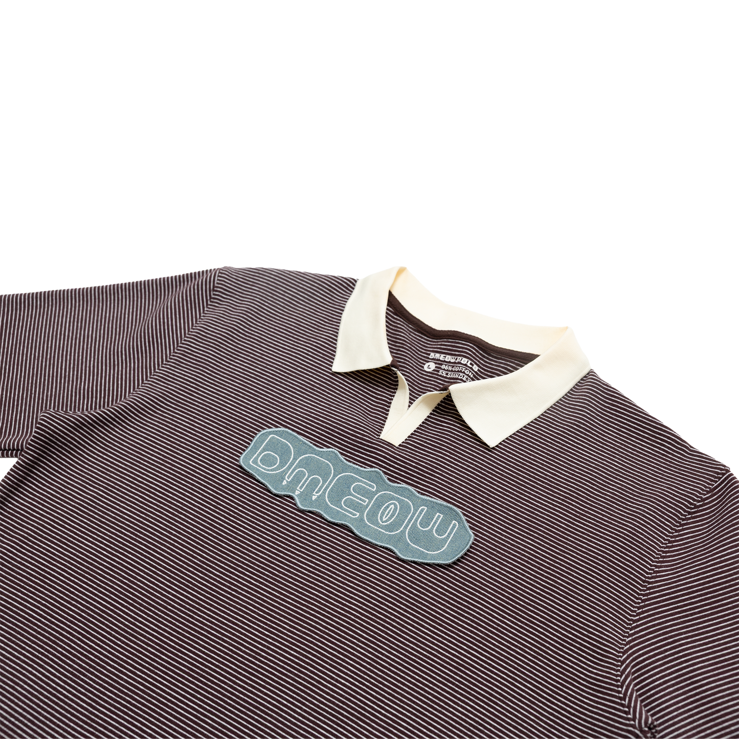 Striped Polo Tee • Choco