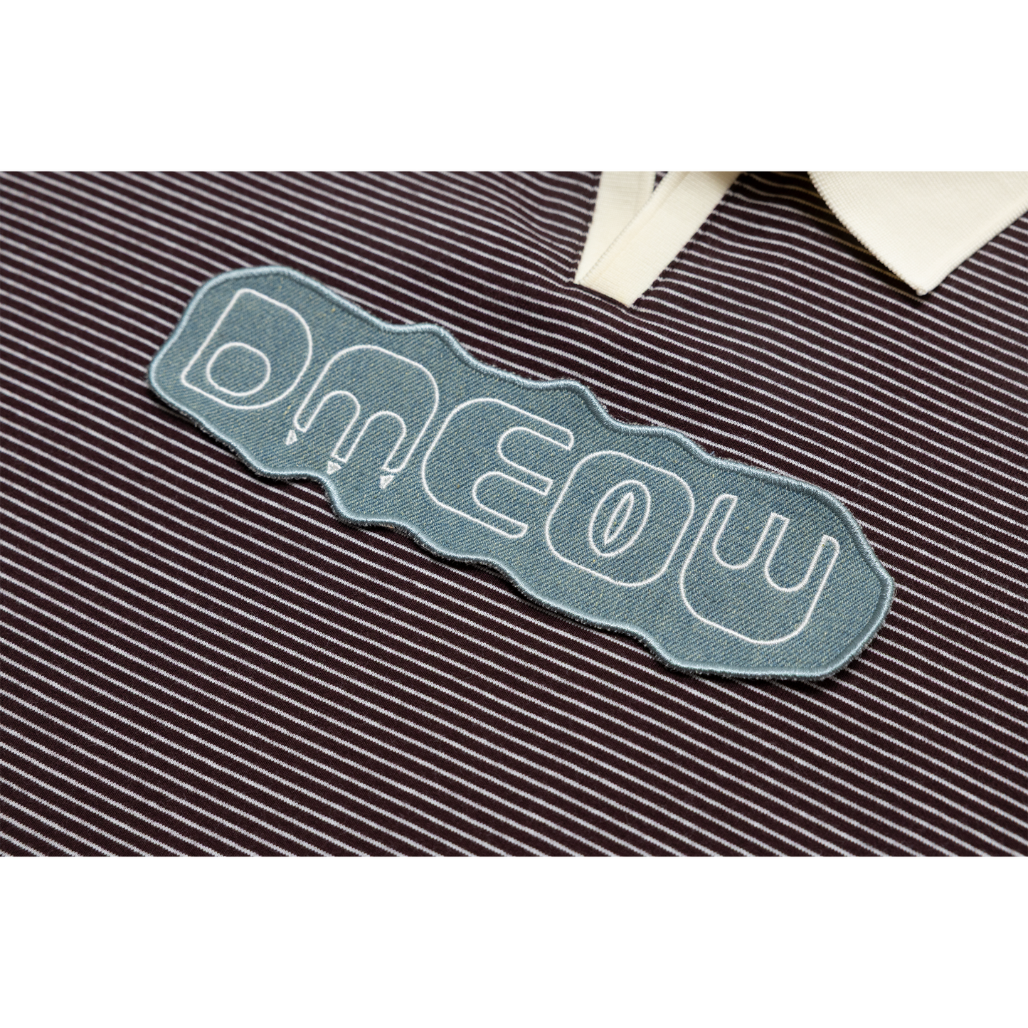 Striped Polo Tee • Choco