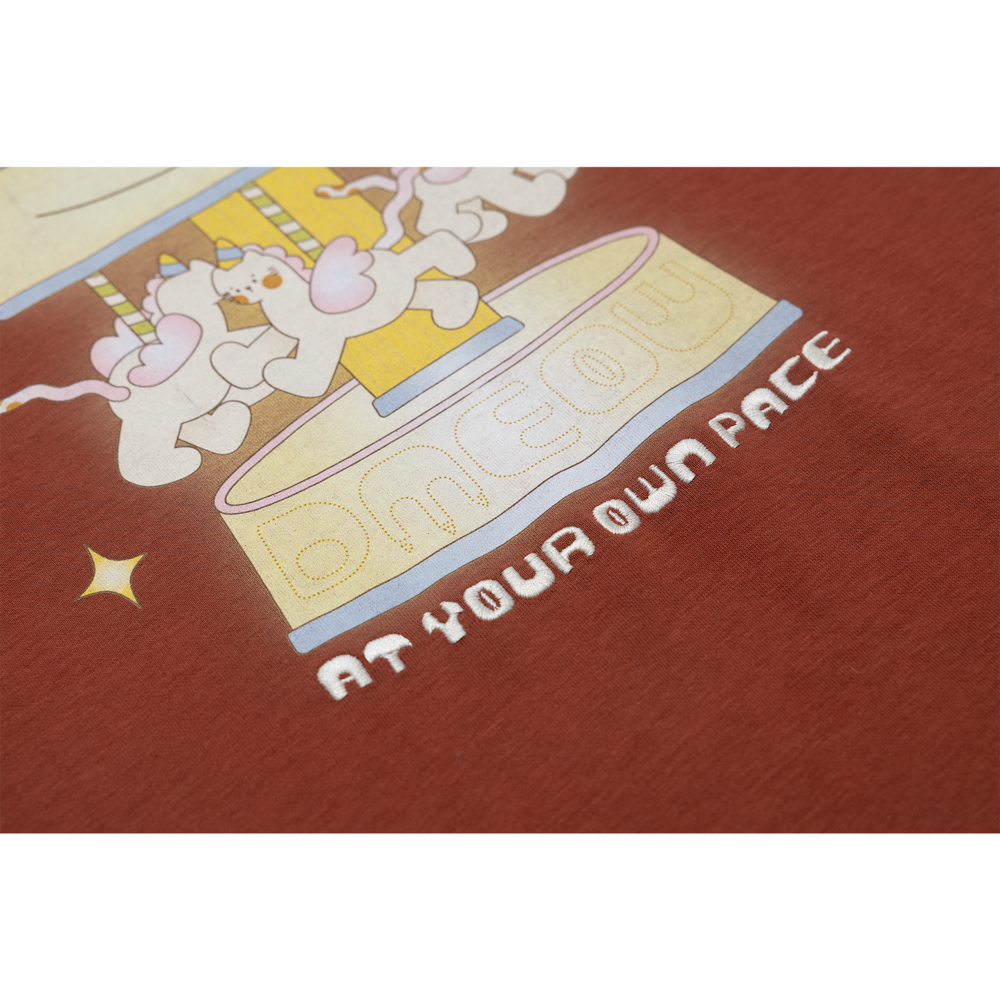 Dmeow-Go-Round Tee • Red - Kids