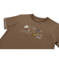Dmeow At Your Own Pace Tee • Brown - Kids