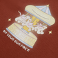 Dmeow-Go-Round Tee • Red
