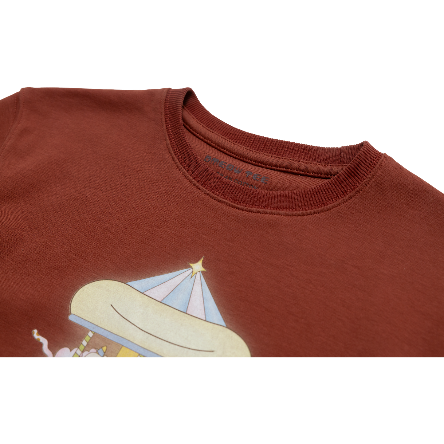 Dmeow-Go-Round Tee • Red - Kids