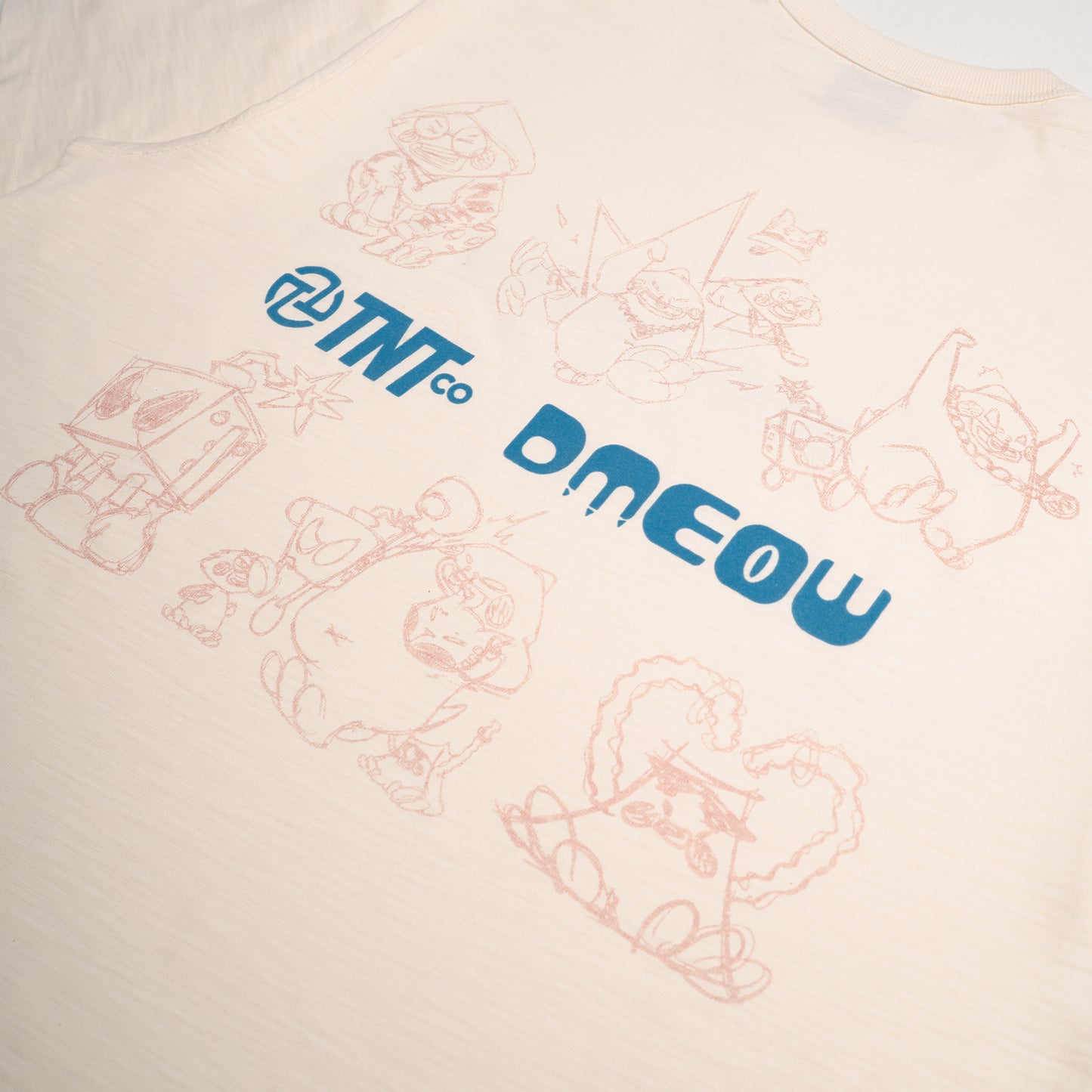 THUGS LOGO TEE Beige