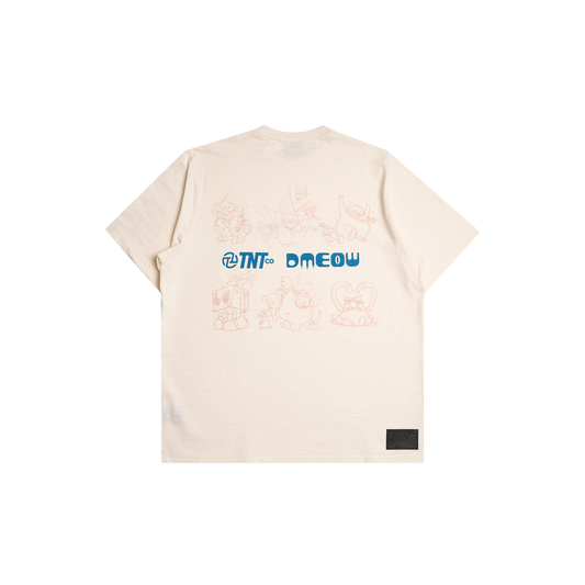 THUGS LOGO TEE Beige
