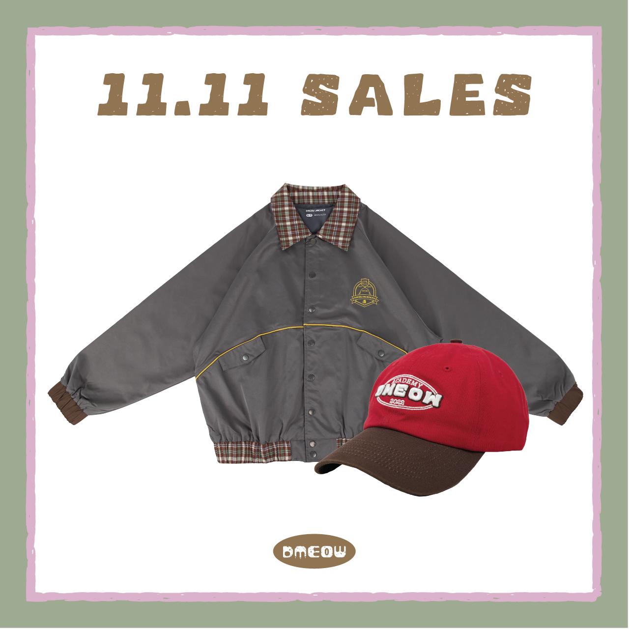 11.11 Bundle Sales Baseball Cap • Two Tone + Baseball Jacket