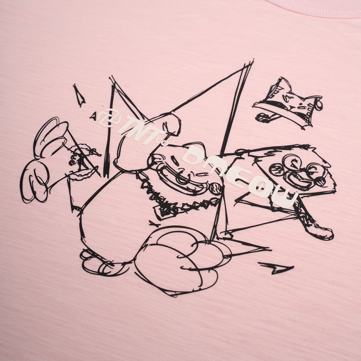 INFAMOUS LOGO TEE Pink