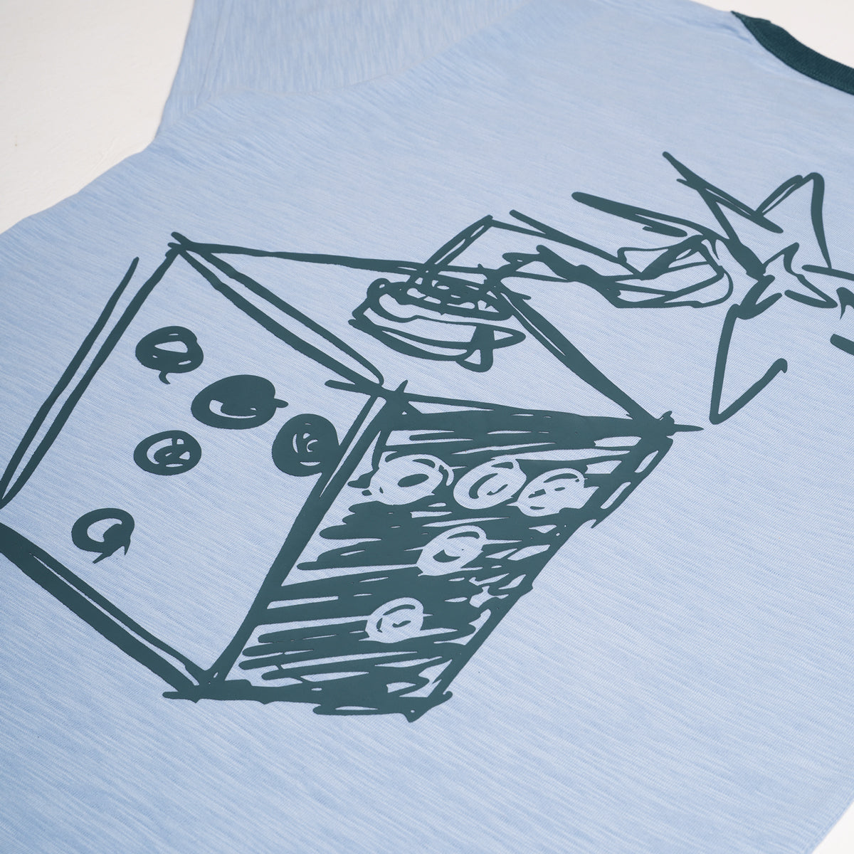 SCRIBBLE LOGO TEE Blue
