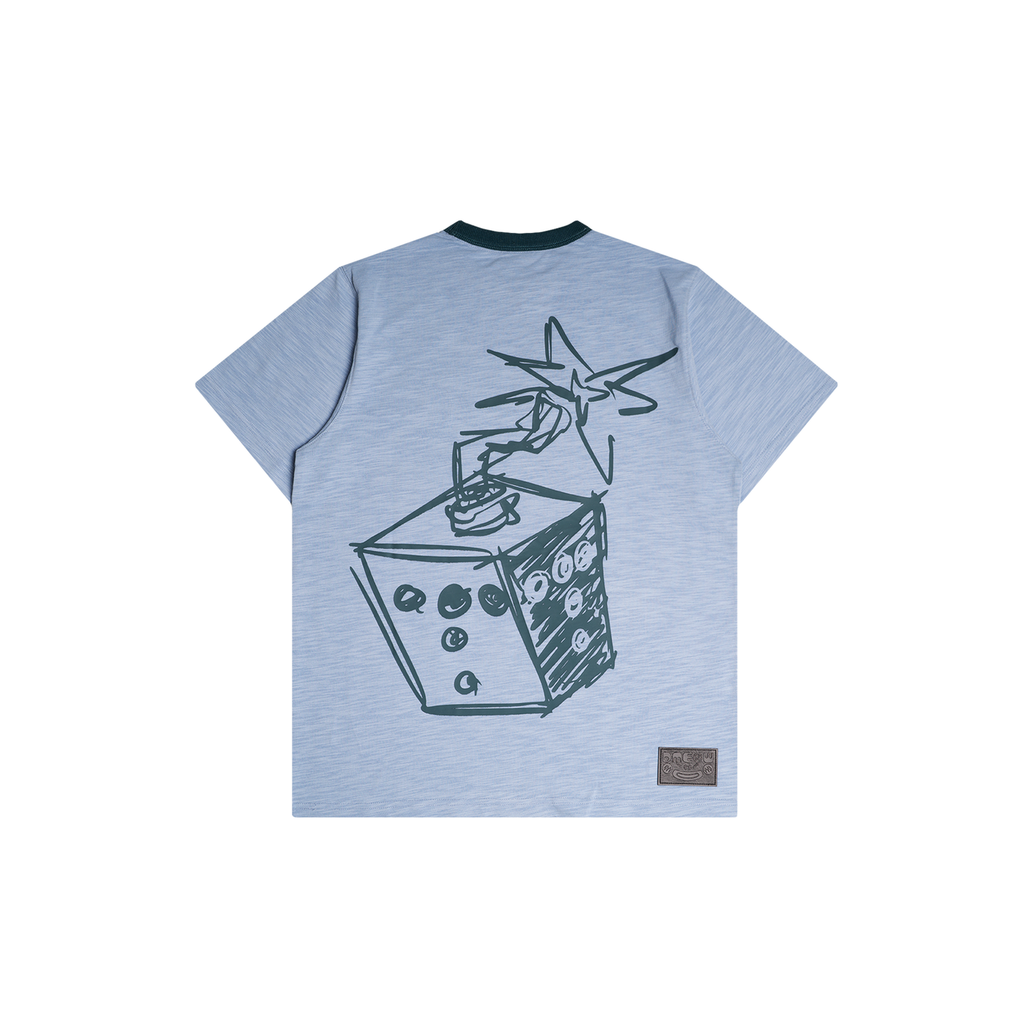 SCRIBBLE LOGO TEE Blue