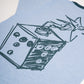 SCRIBBLE LOGO TEE Blue