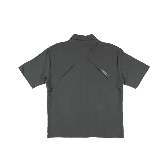 Short Sleeve Relaxed Shirt • Grey
