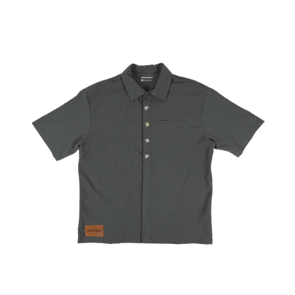 Short Sleeve Relaxed Shirt • Grey