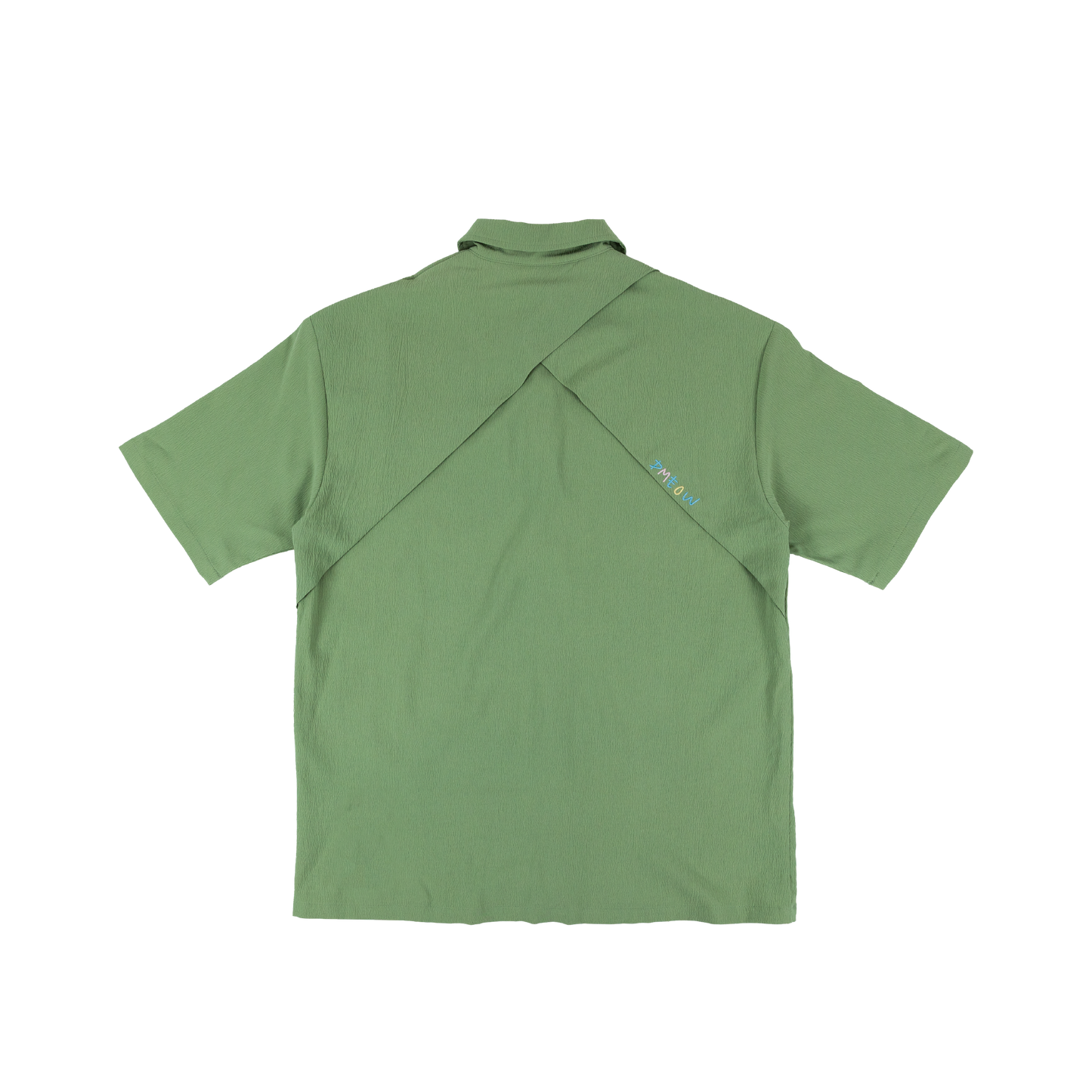Short Sleeve Relaxed Shirt • Green