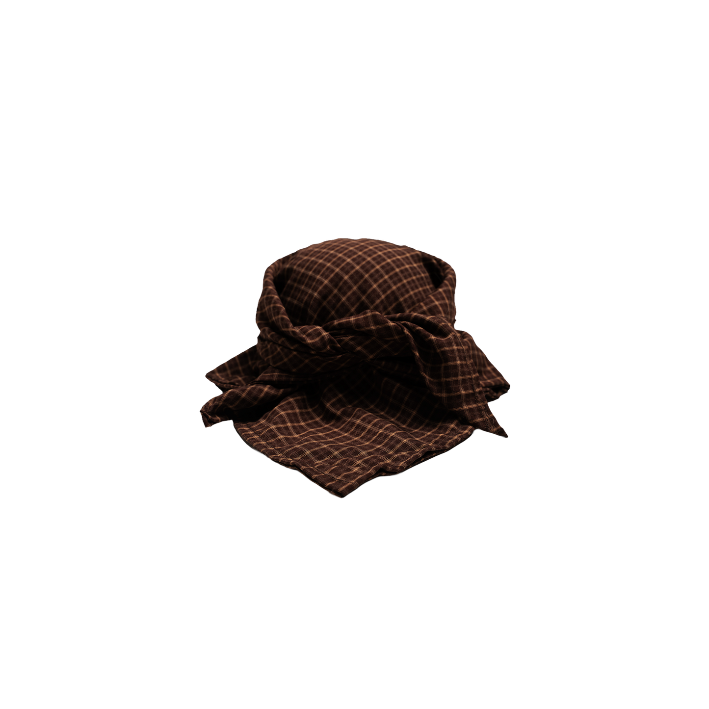 STUDDED LOGO CAP Brown