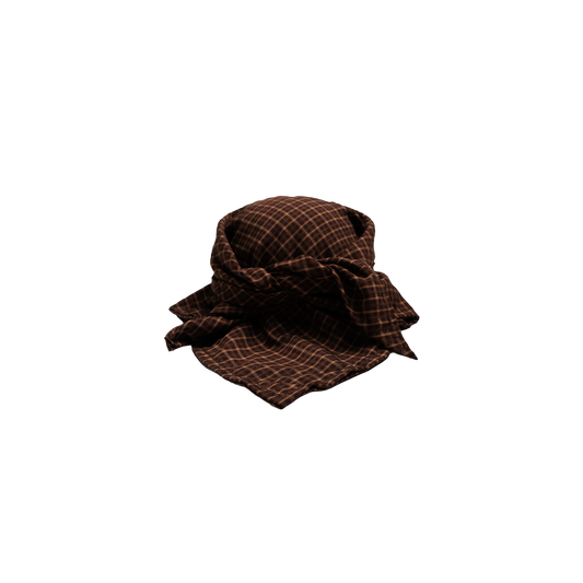 STUDDED LOGO CAP Brown