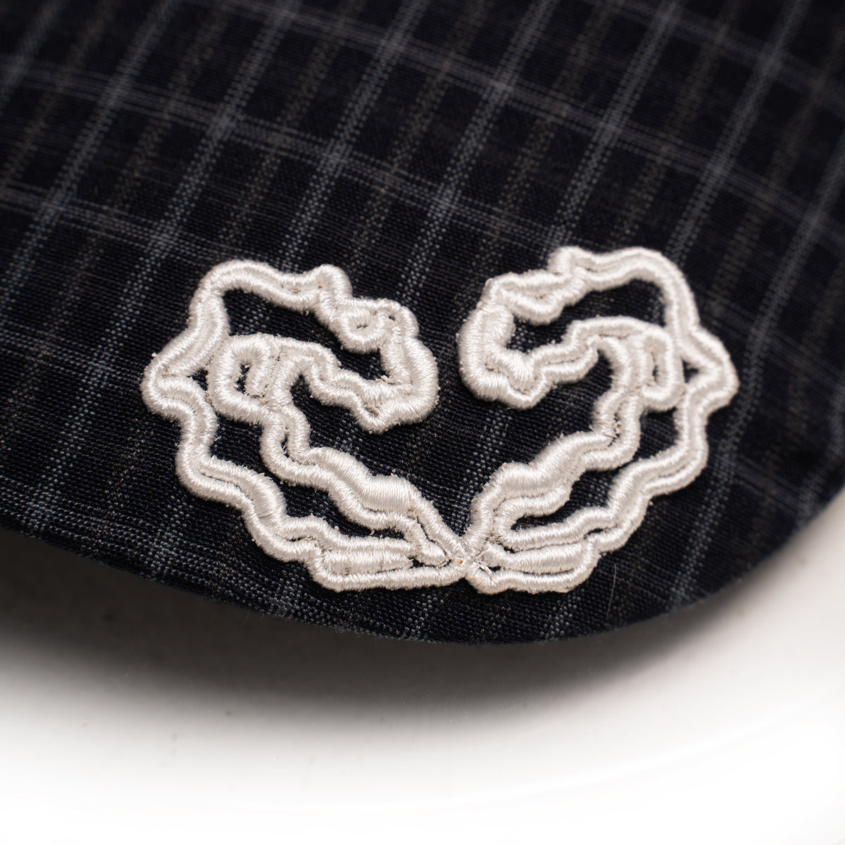 STUDDED LOGO CAP Black