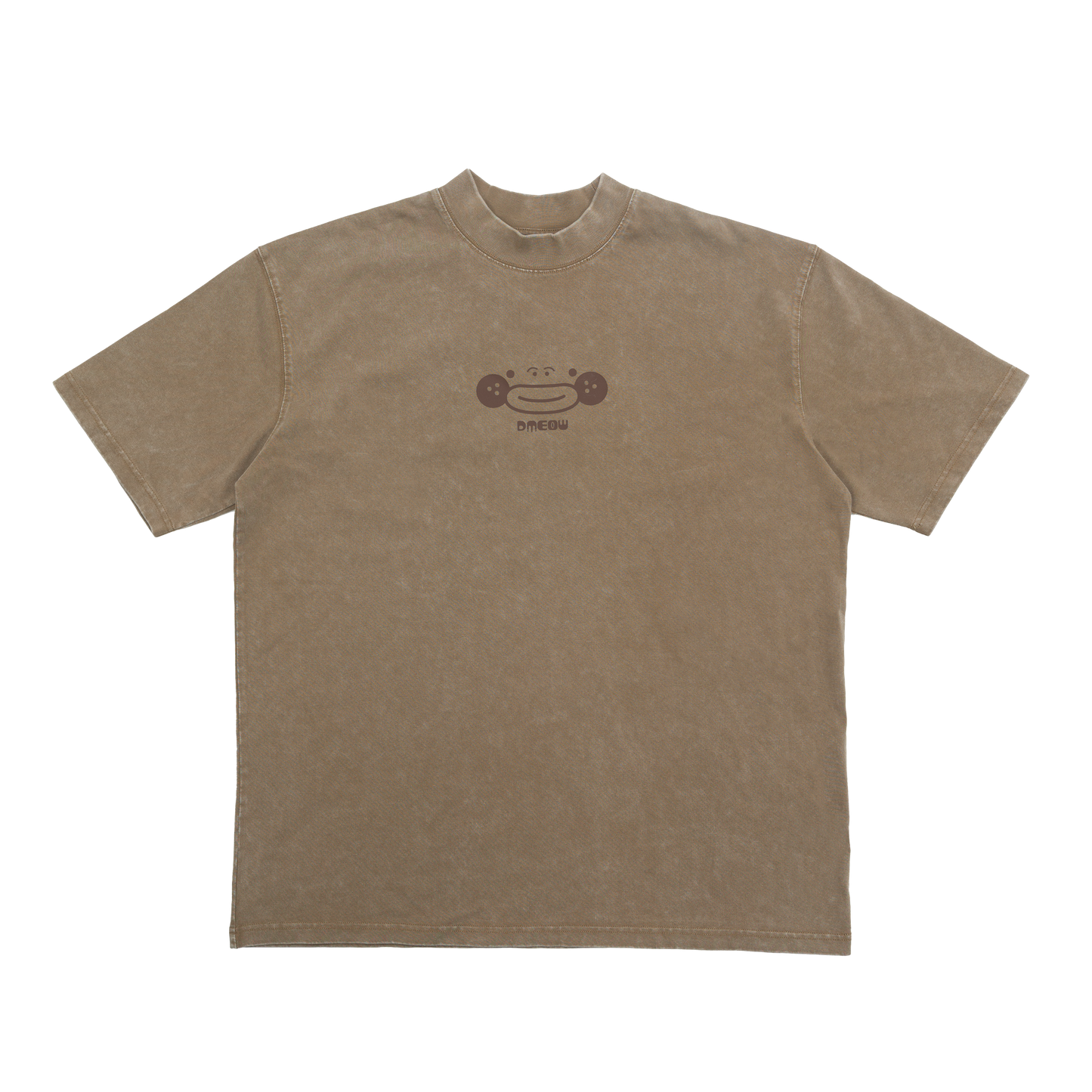 Stoned Wash Tee • Brown