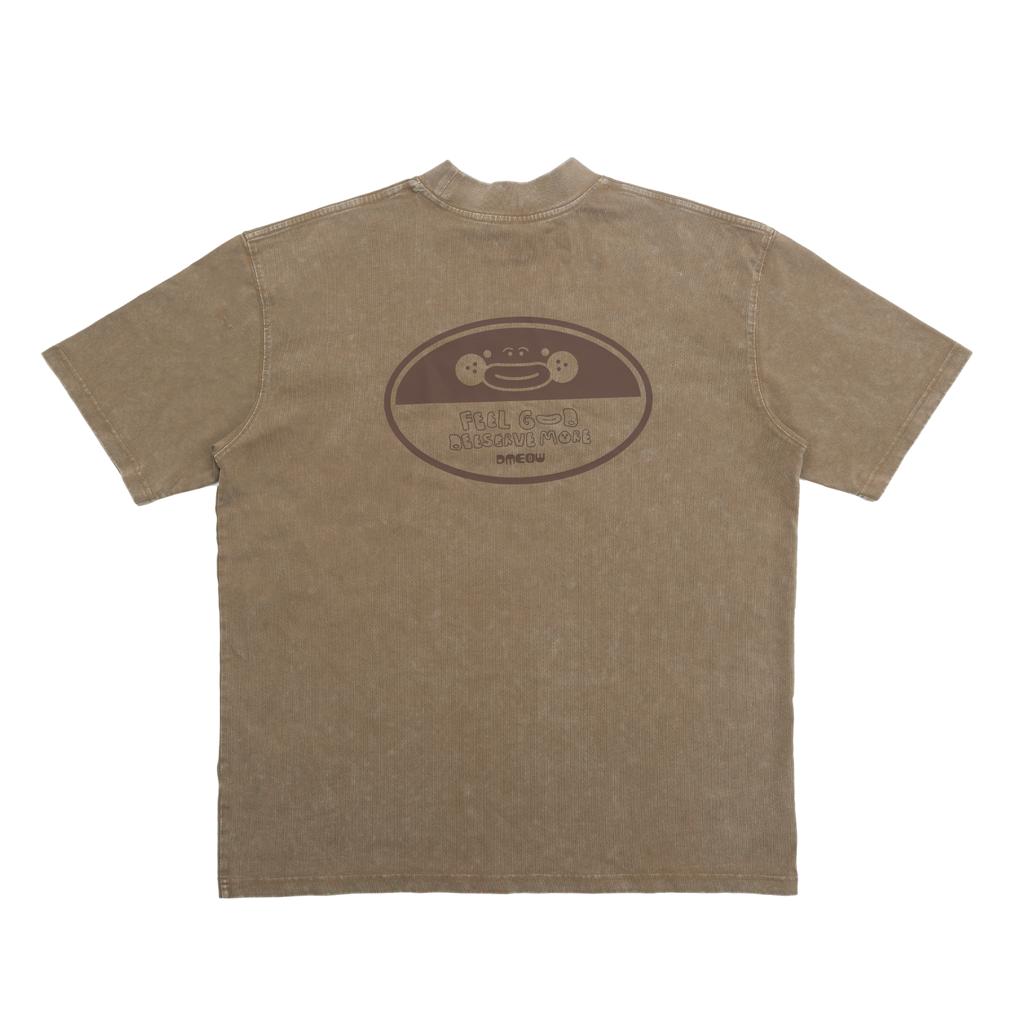 Stoned Wash Tee • Brown