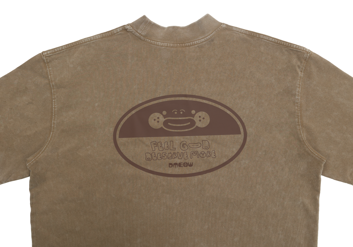 Stoned Wash Tee • Brown