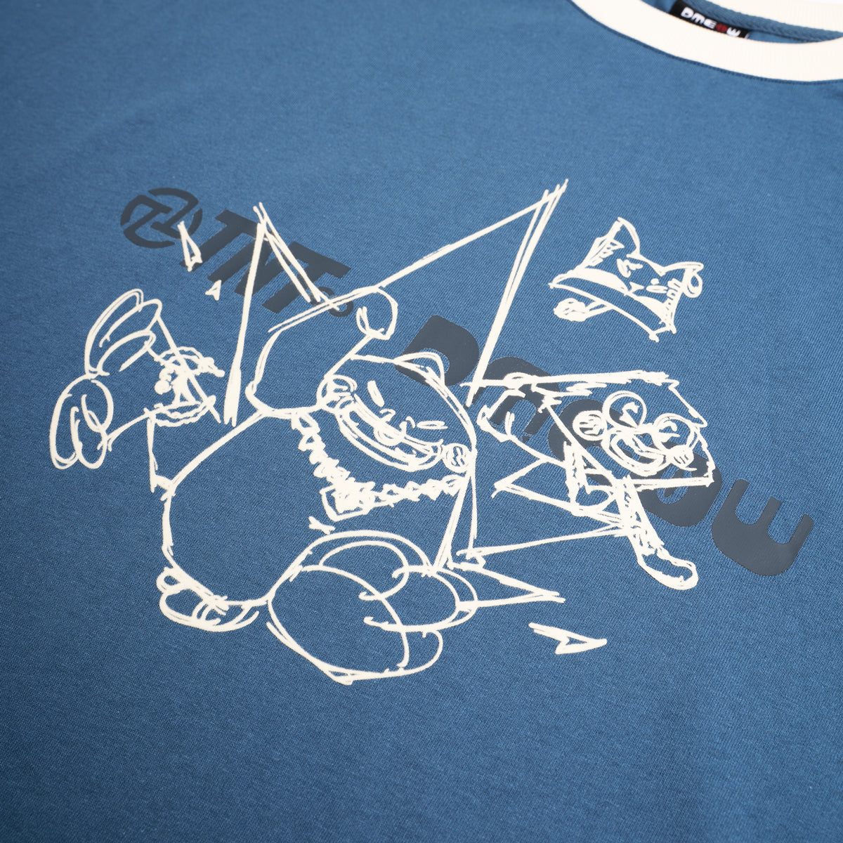 INFAMOUS BOXY TEE Blue