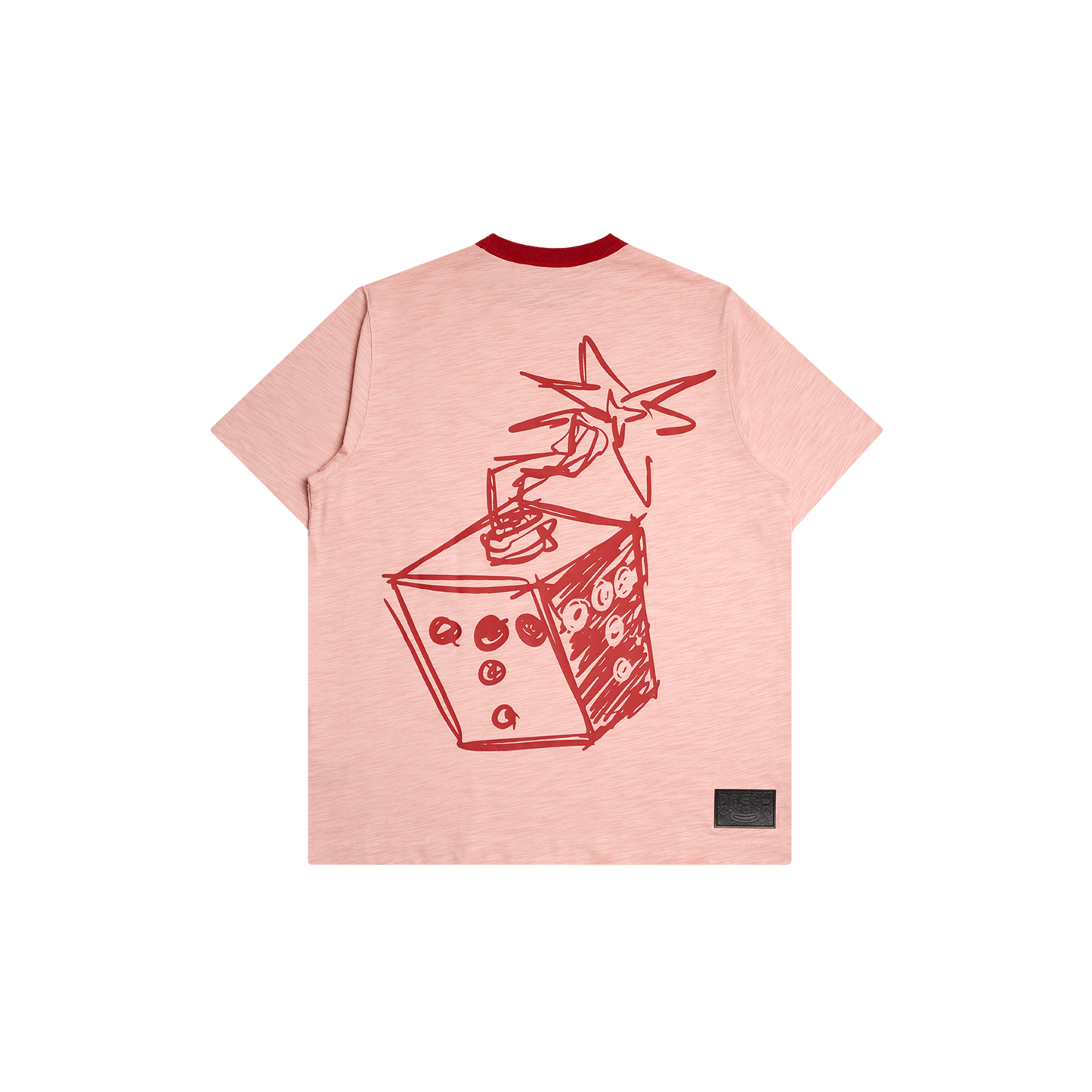 SCRIBBLE LOGO TEE Red