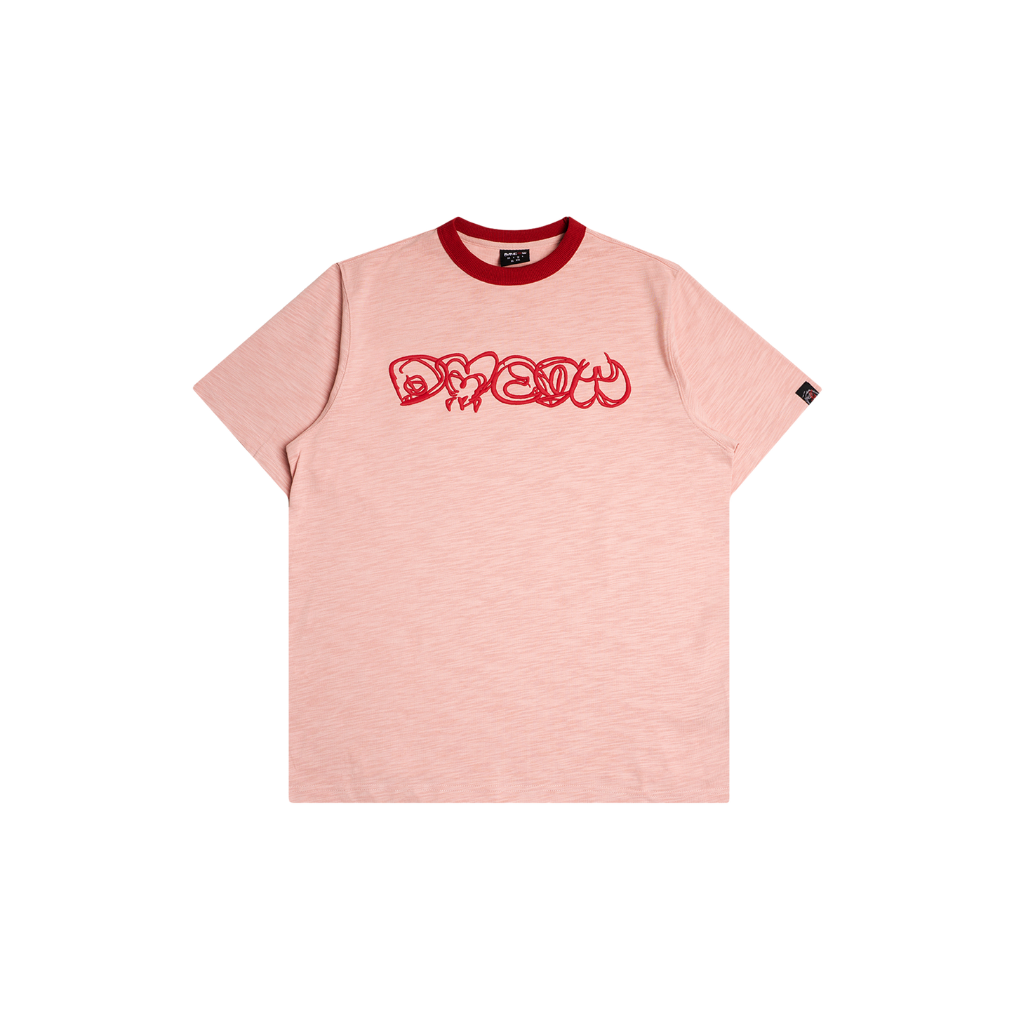 SCRIBBLE LOGO TEE Red