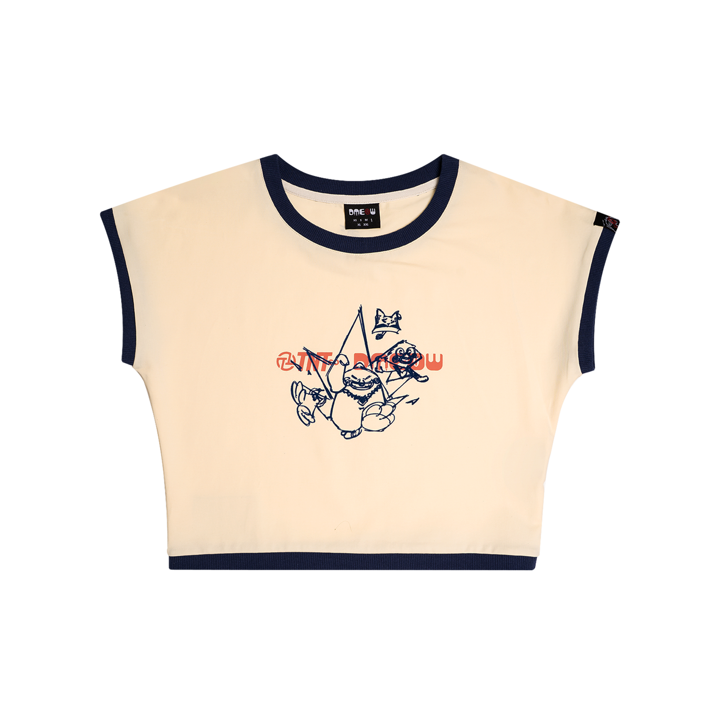 INFAMOUS BOXY TEE Beige