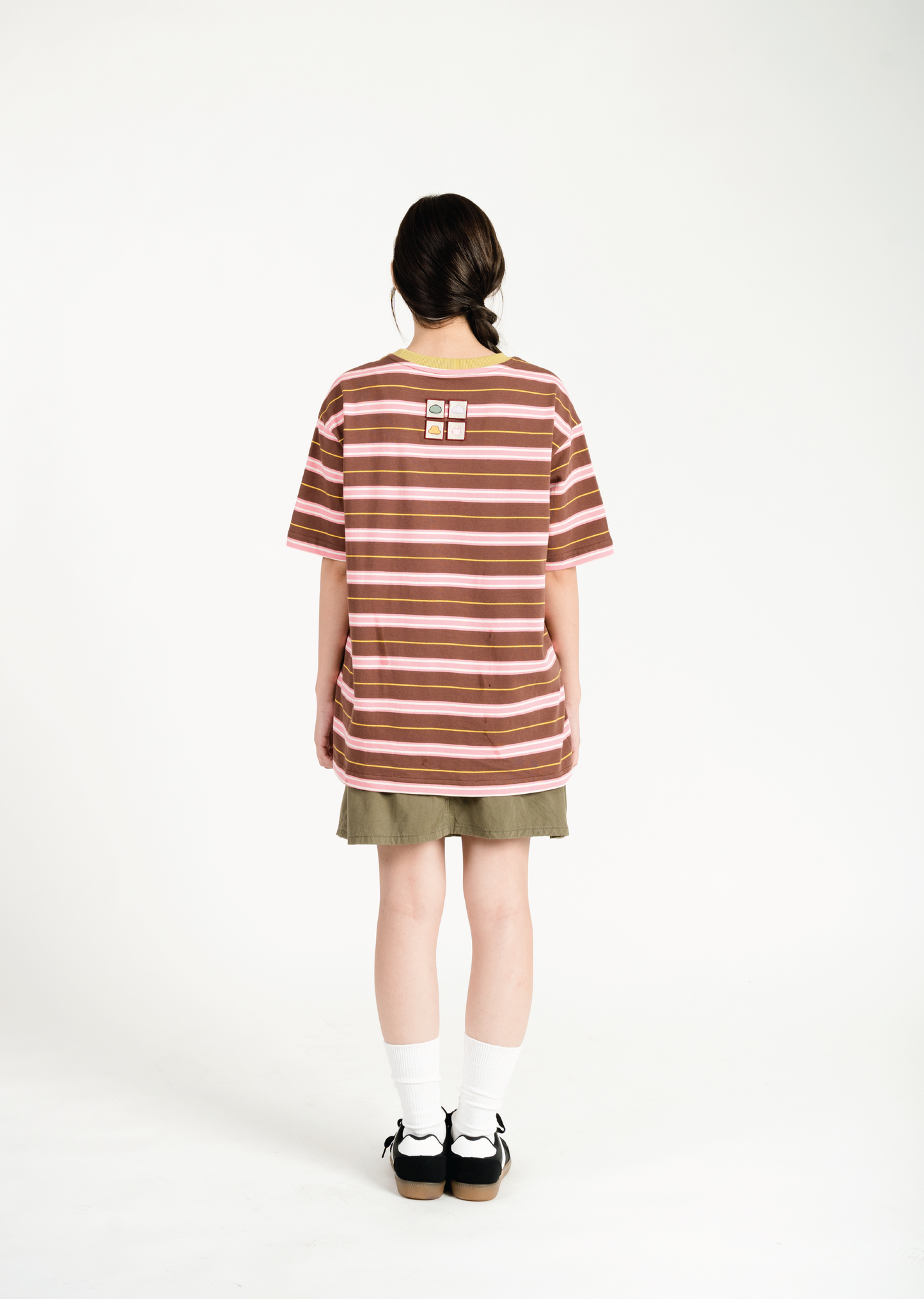 Basic Striped Tee • Mixberry