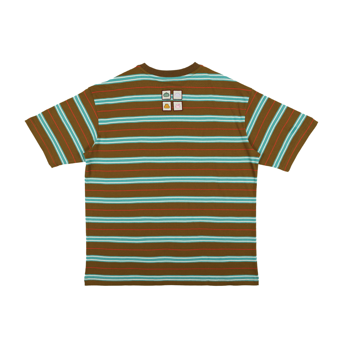 Basic Striped Tee • Pandan Peanut Butter