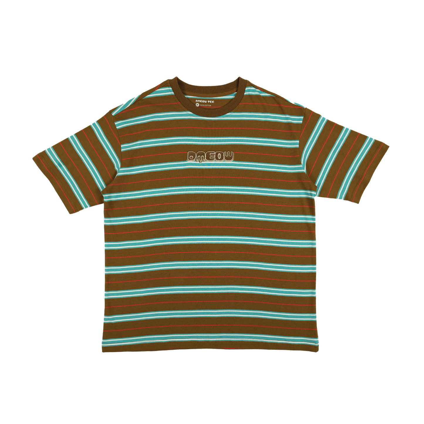 Basic Striped Tee • Pandan Peanut Butter