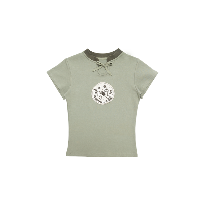 Cheongsam Tee • Olive