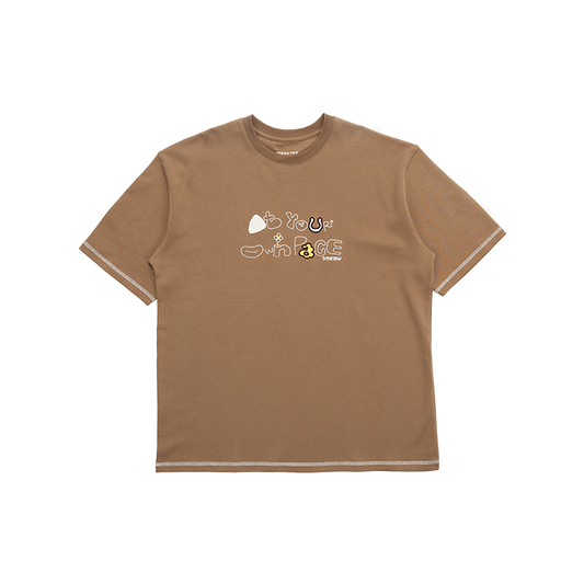 At Your Own Pace Tee • Choco