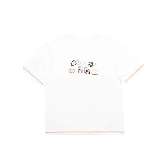 At Your Own Pace Tee • White